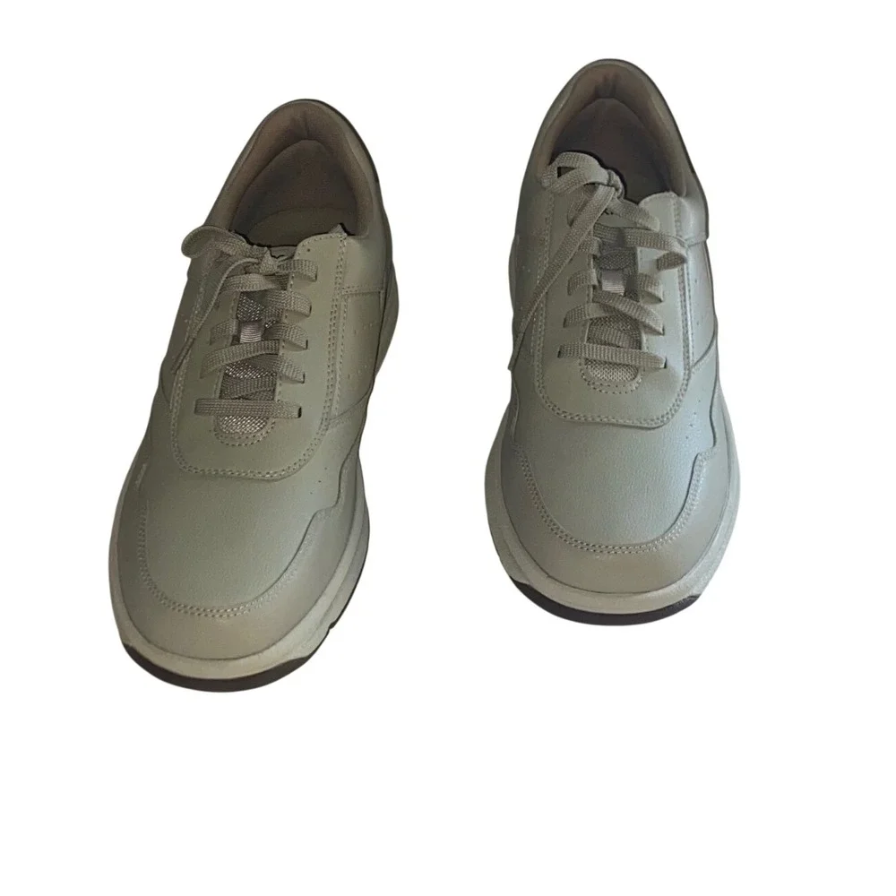 Rockport World Tour Classic Mens Walking Shoes Beige K71085 Size 12 W